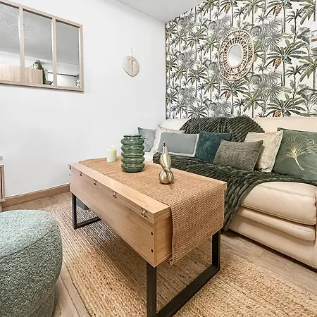 Apartamento Jardin Privé, Wifi, Proche De La